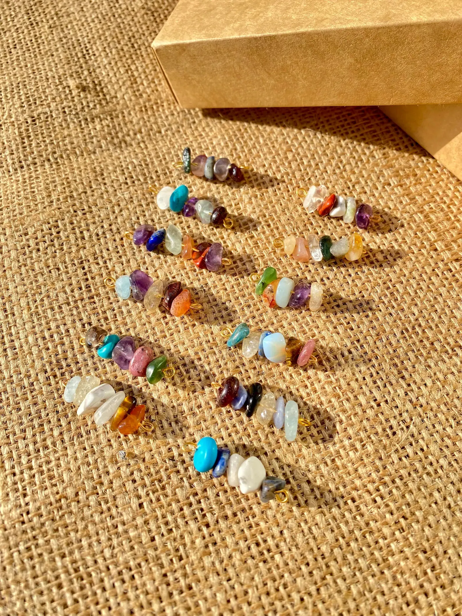 Aries Zodiac Gemstone Bracelet