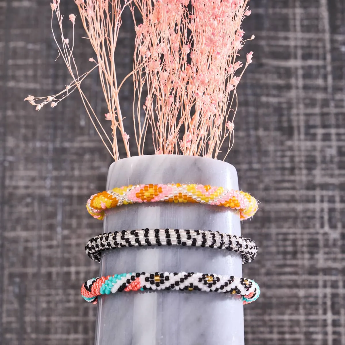 Audrey Hepburn | Himalayan Glass Bead Bracelet