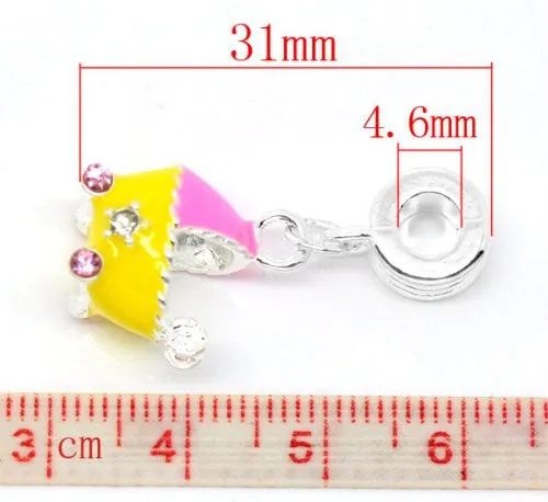 Baby Stroller Bead Compatible for Most European Snake Chain Bracelet