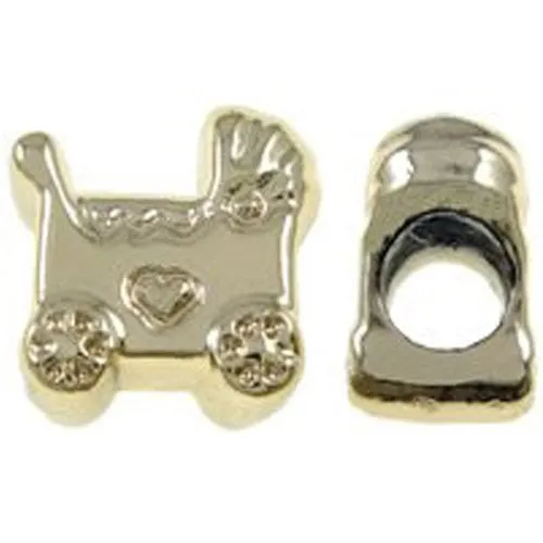 Baby Stroller Charn European Bead Compatible for Most European Snake Chain Bracelet