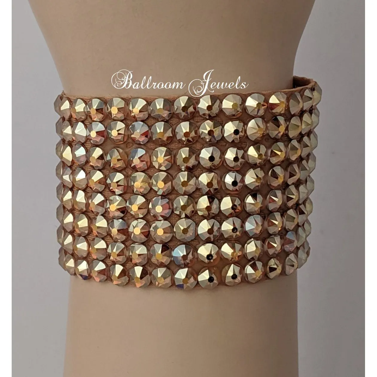 Ballroom Bracelet 1½ inch wide - gold