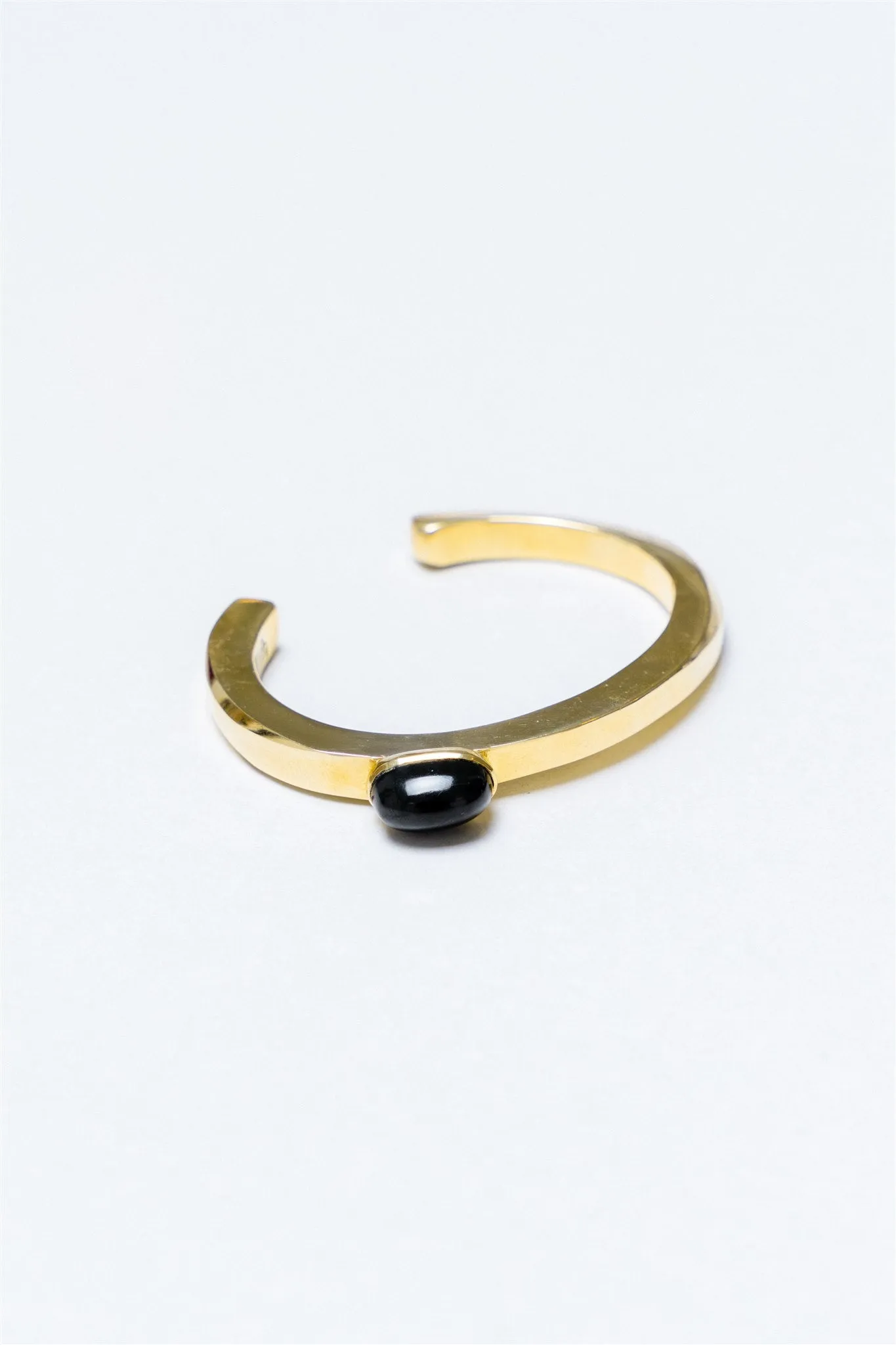 Black Jade Side Bangle