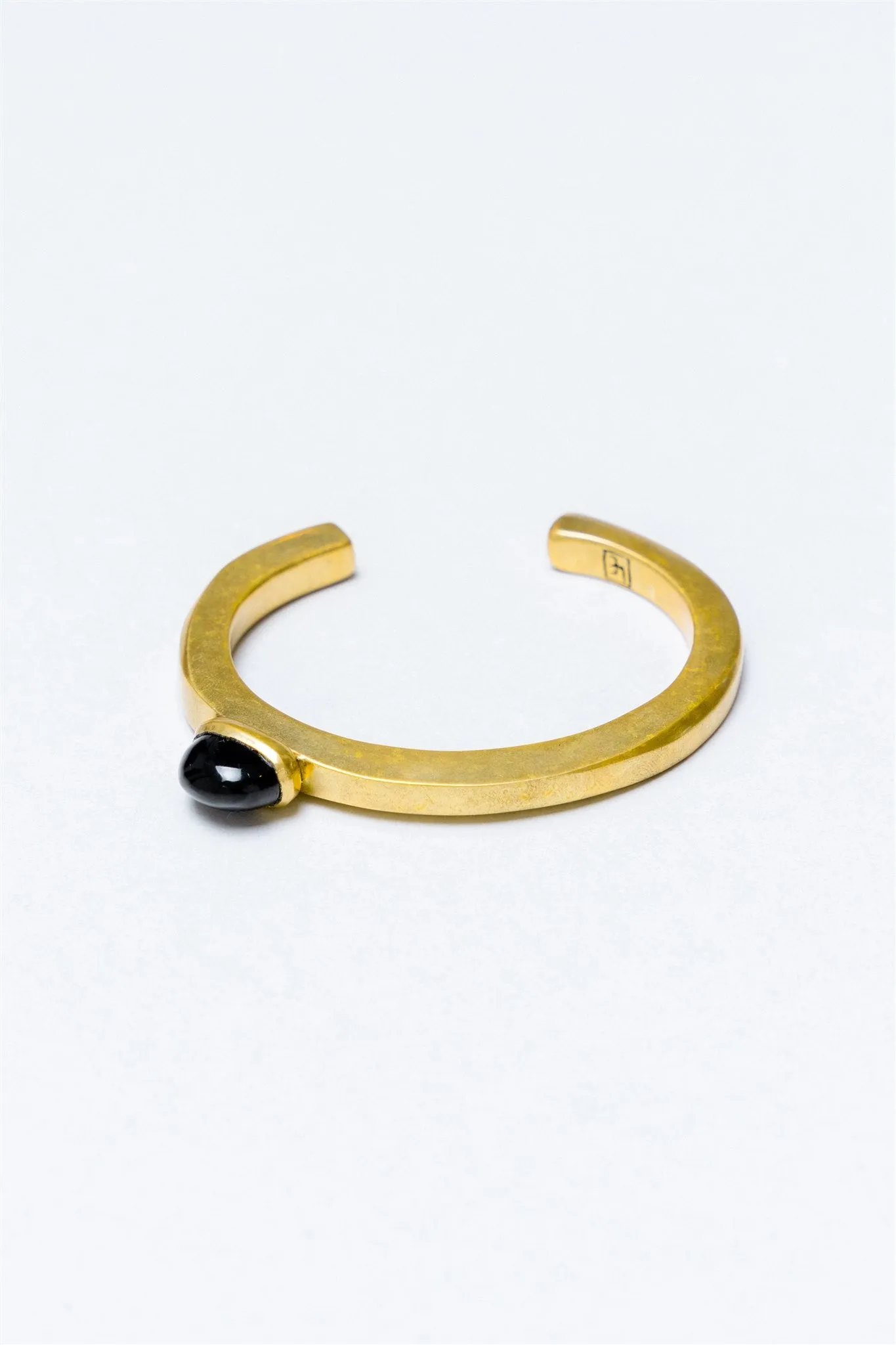 Black Jade Side Bangle