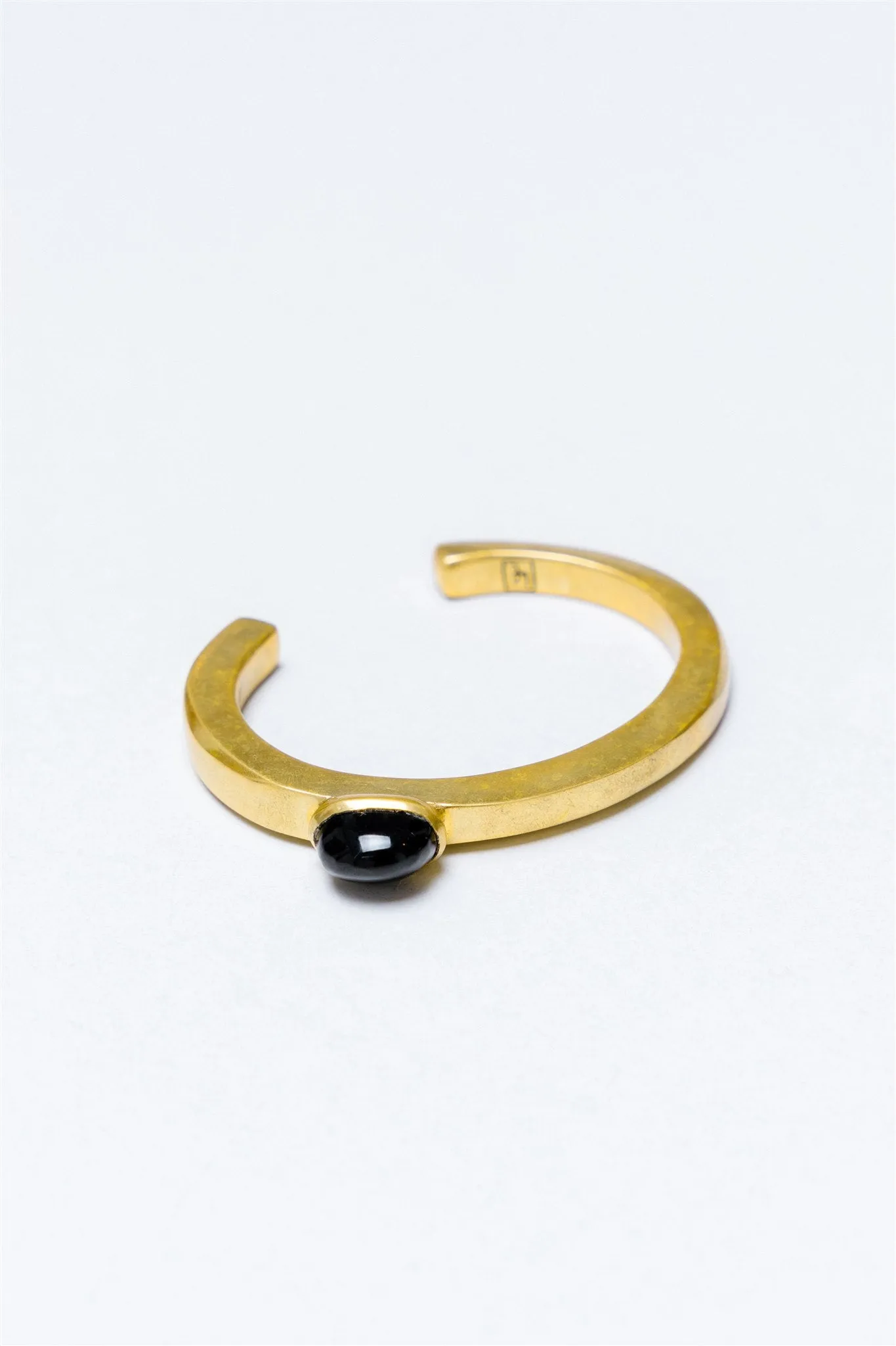 Black Jade Side Bangle