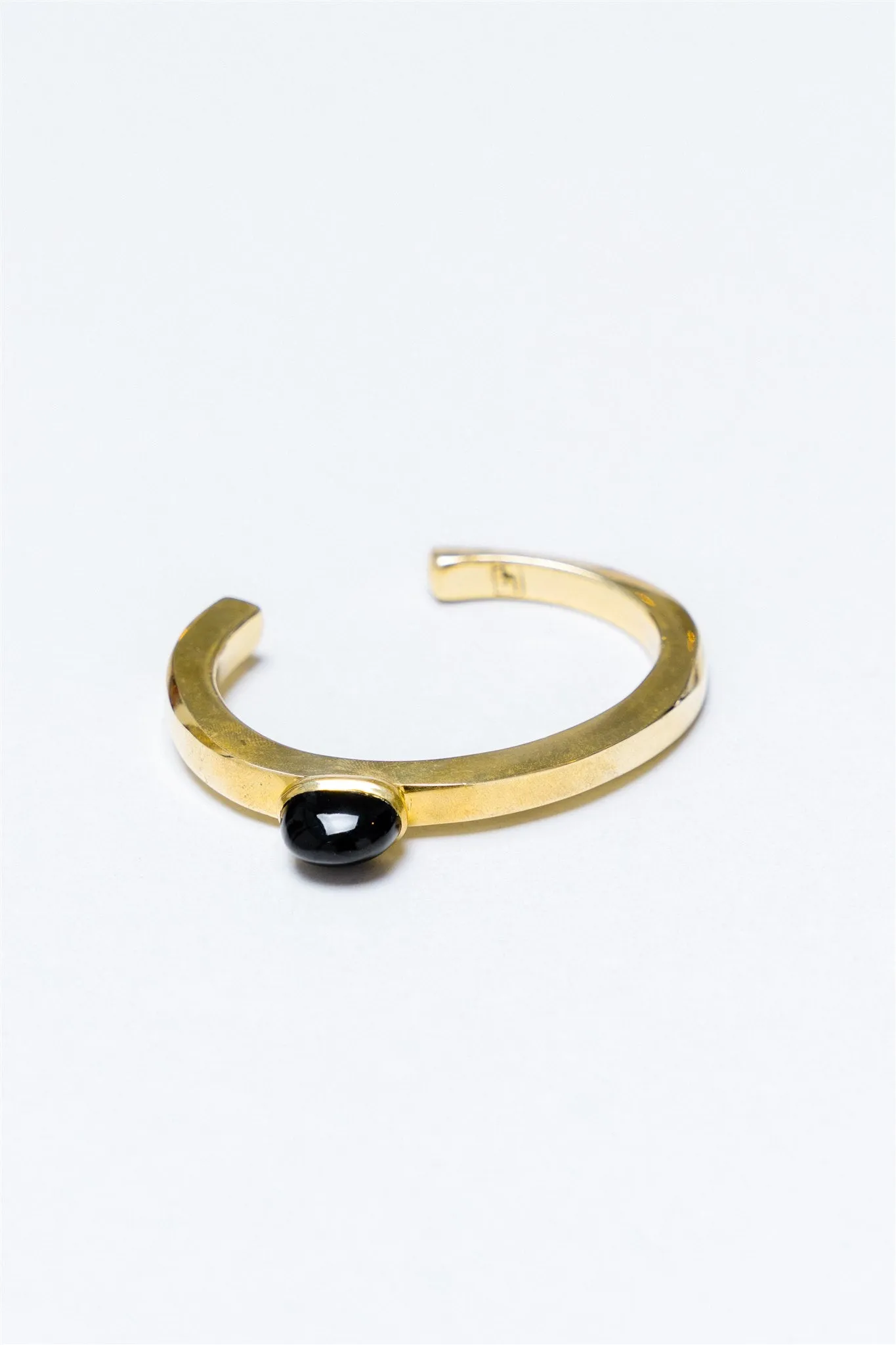 Black Jade Side Bangle