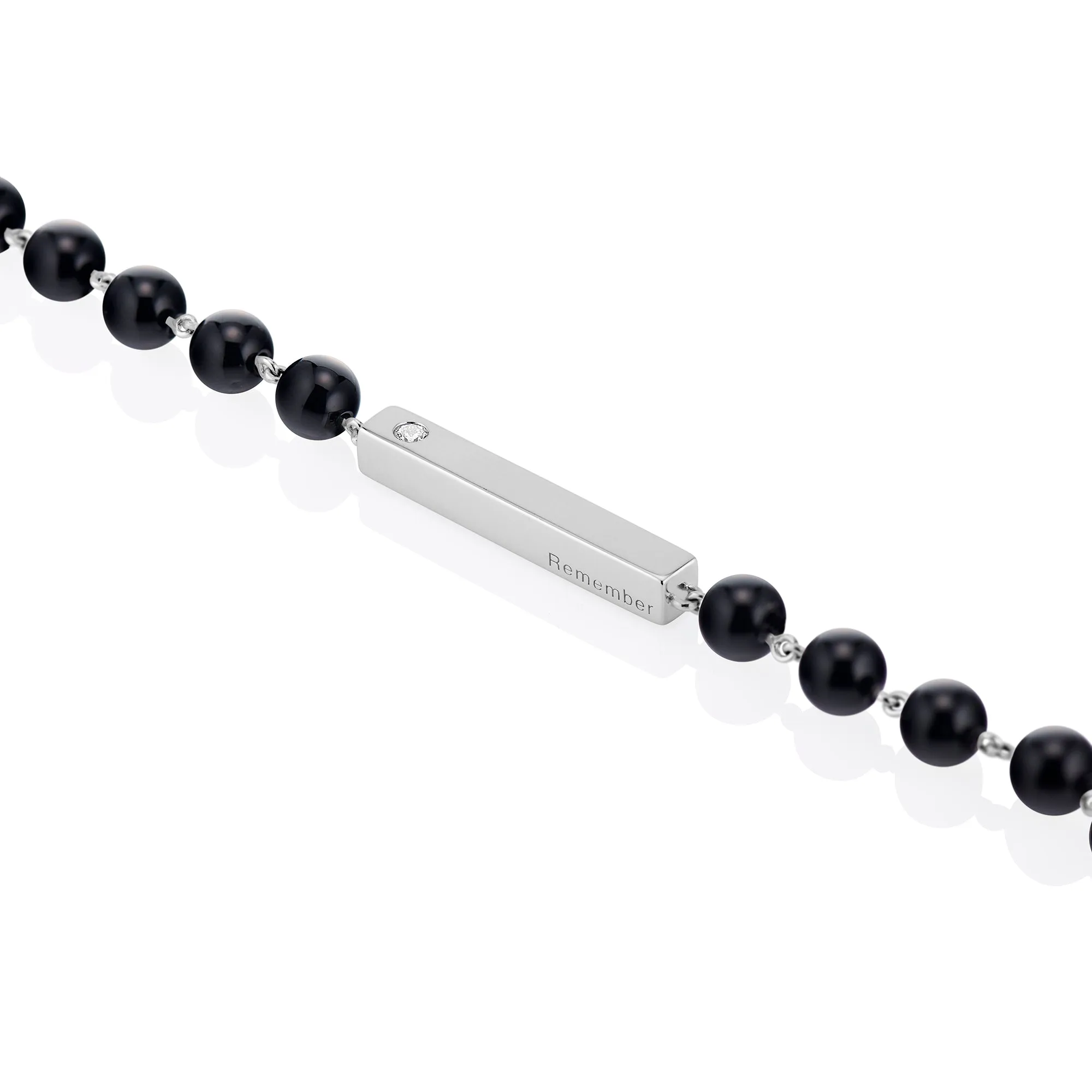 Black Onyx Beaded Bracelet