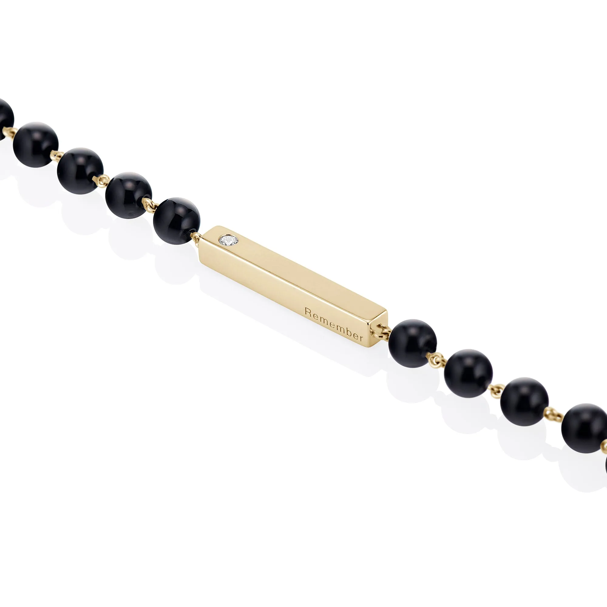 Black Onyx Beaded Bracelet