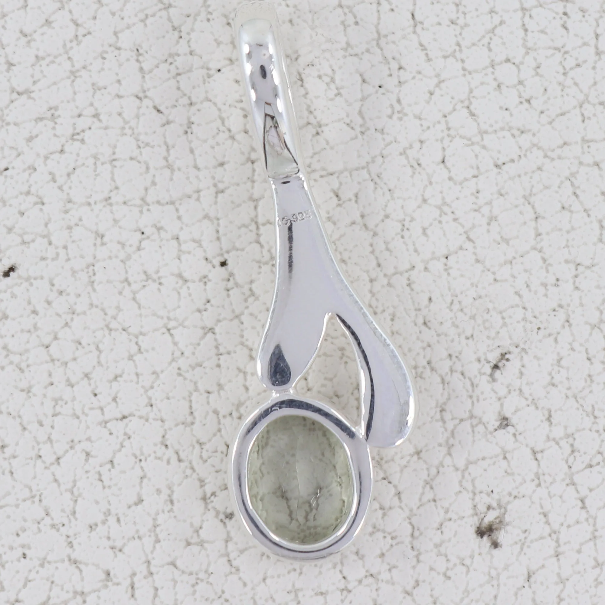 Black Onyx Sterling Silver Pendant