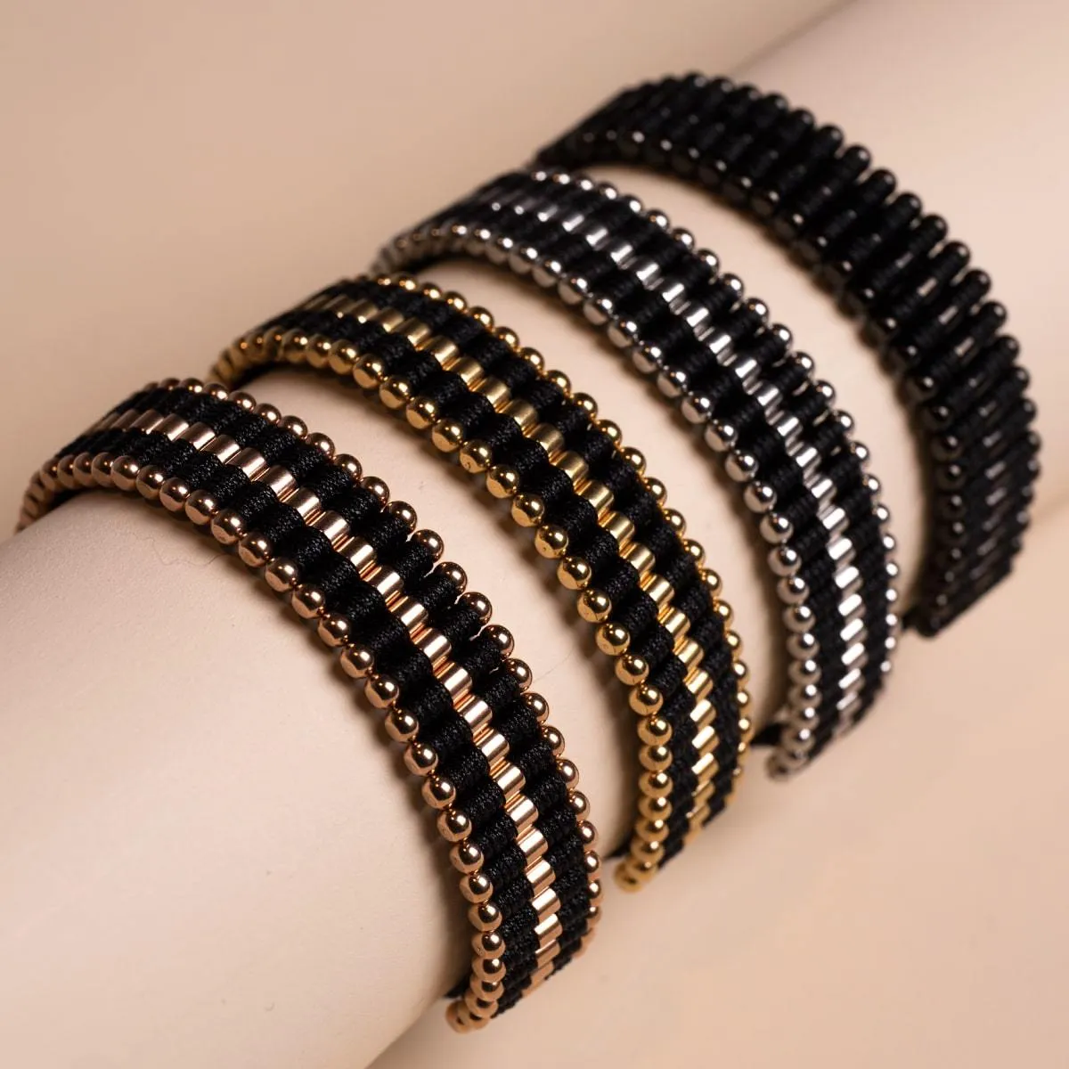 Black | Silver | Amici Bracelet