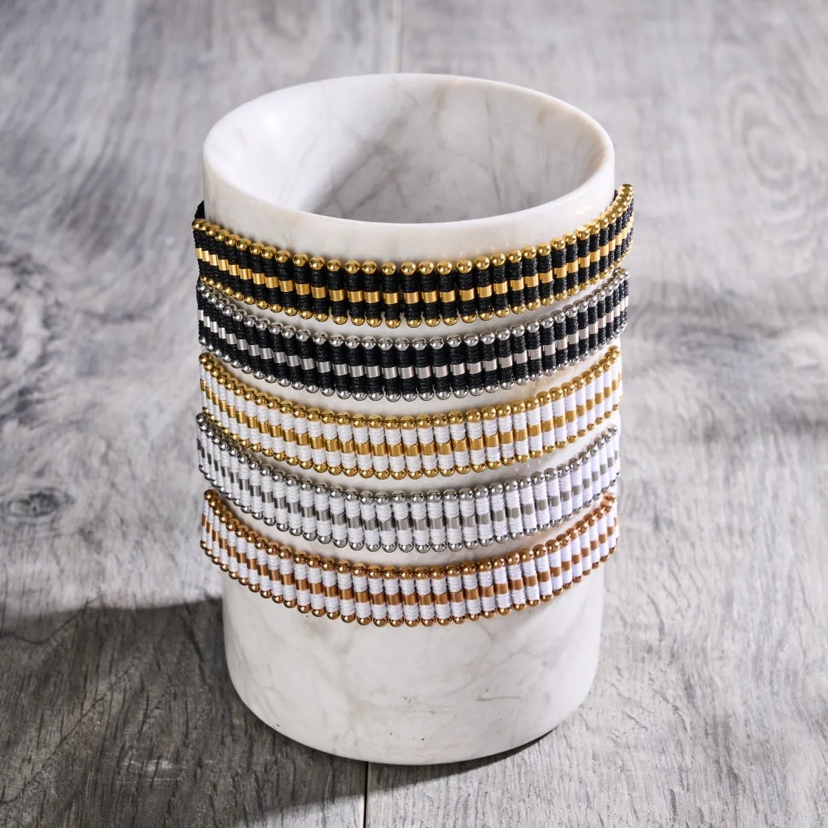 Black | Silver | Amici Bracelet