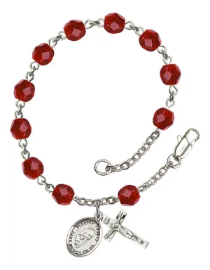 Blessed Trinity Custom Birthstone Rosary Bracelet