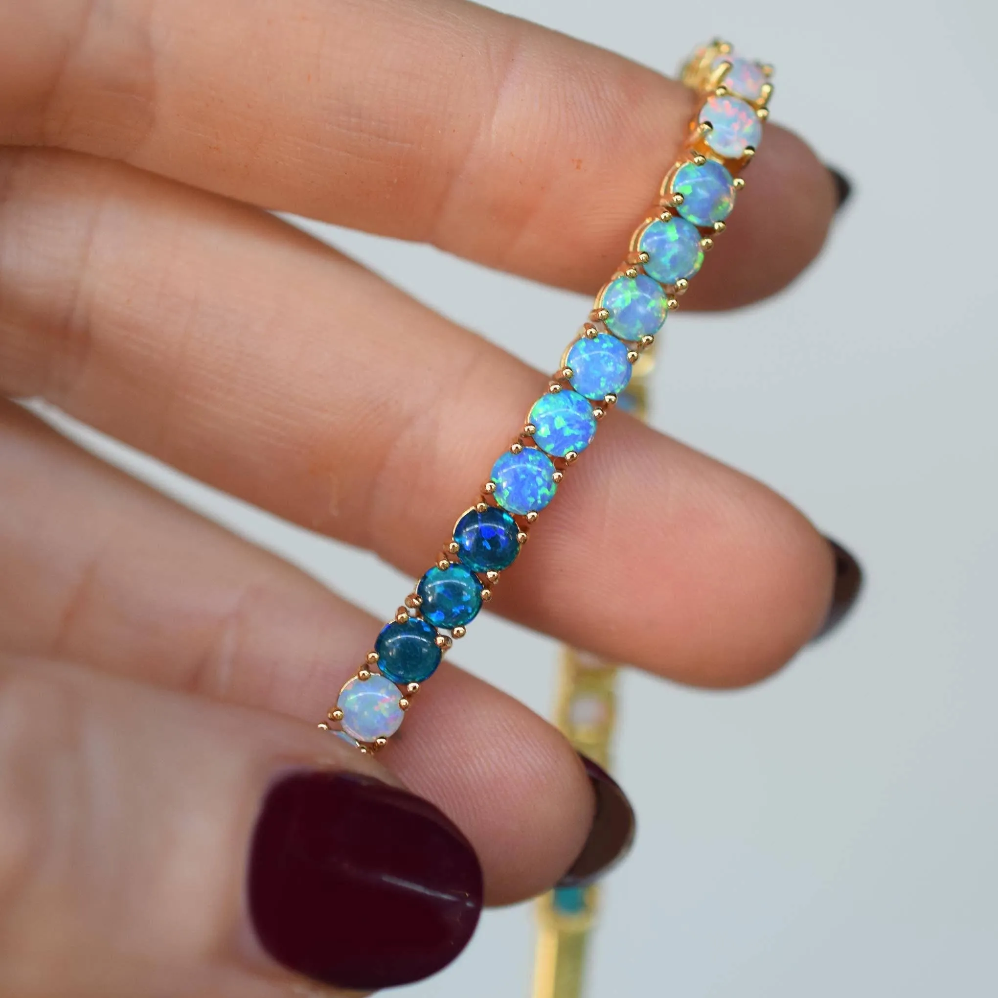 Blue Ombre Riviera Bracelet