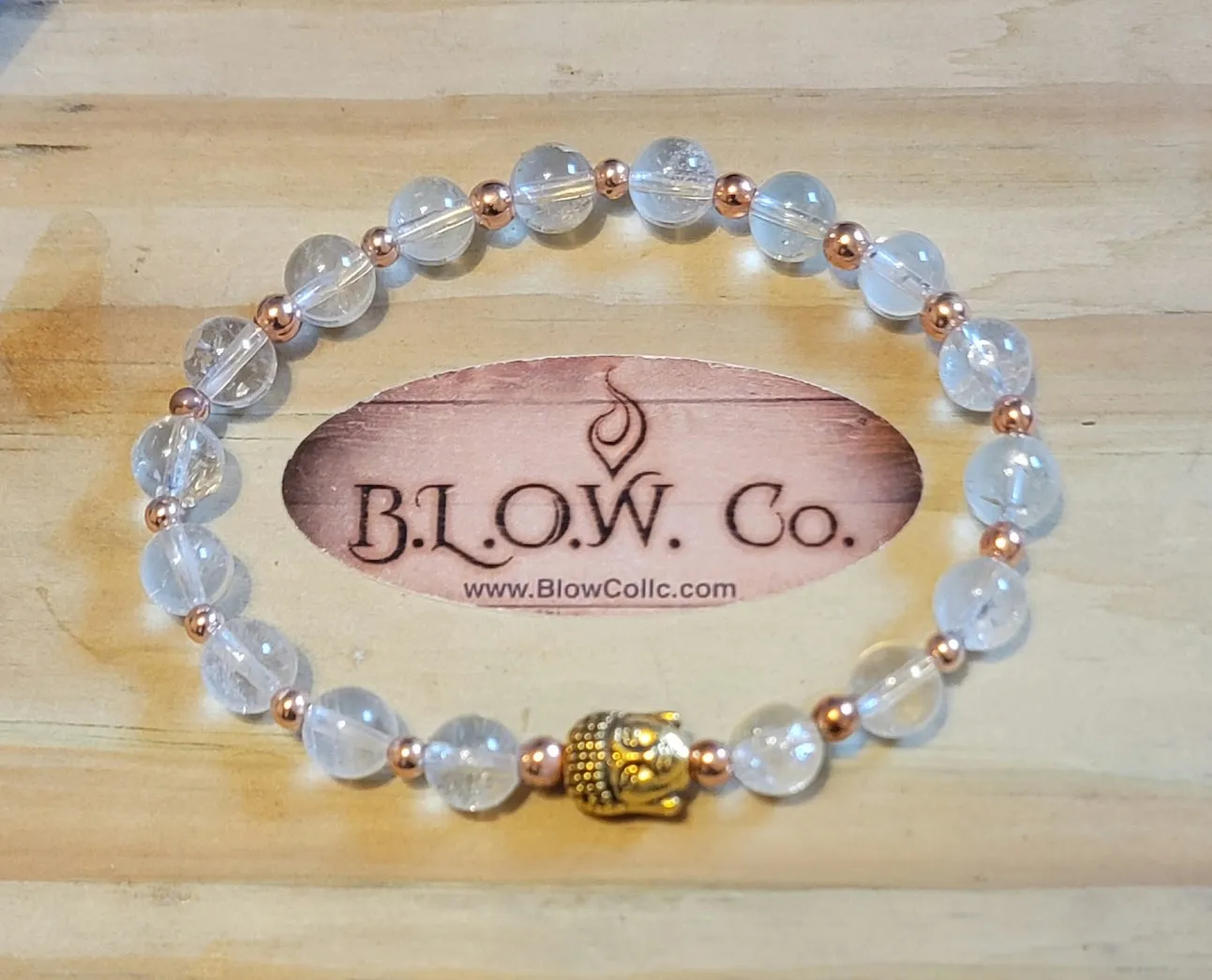 Blue Topaz 8mm Custom Bracelet