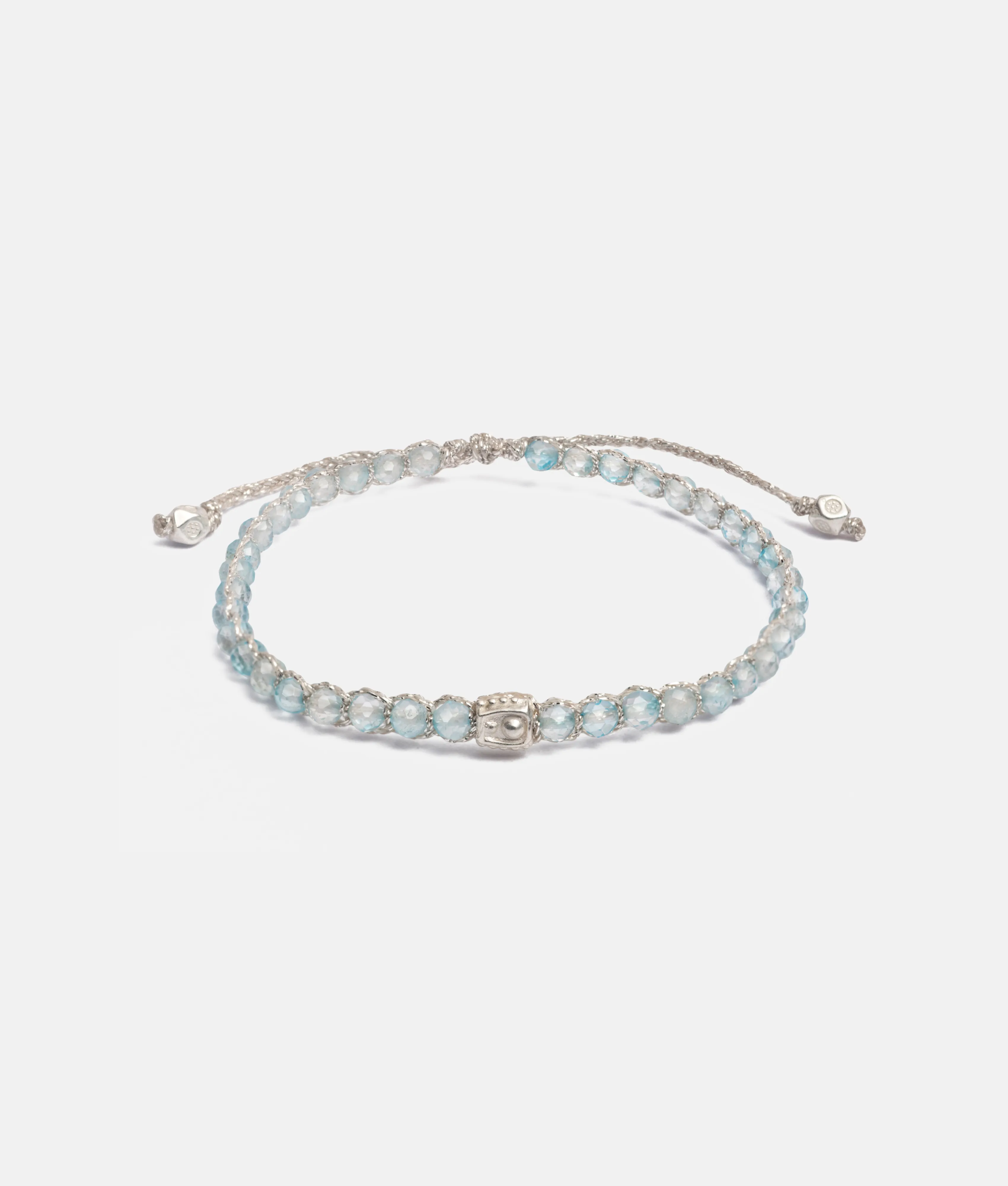 Blue Topaz Bracelet | Silver