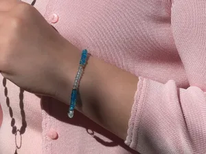 Blue Topaz Segments Bracelet