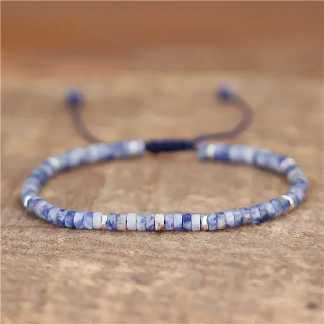 Boho Natural Stone Adjustable Bracelet