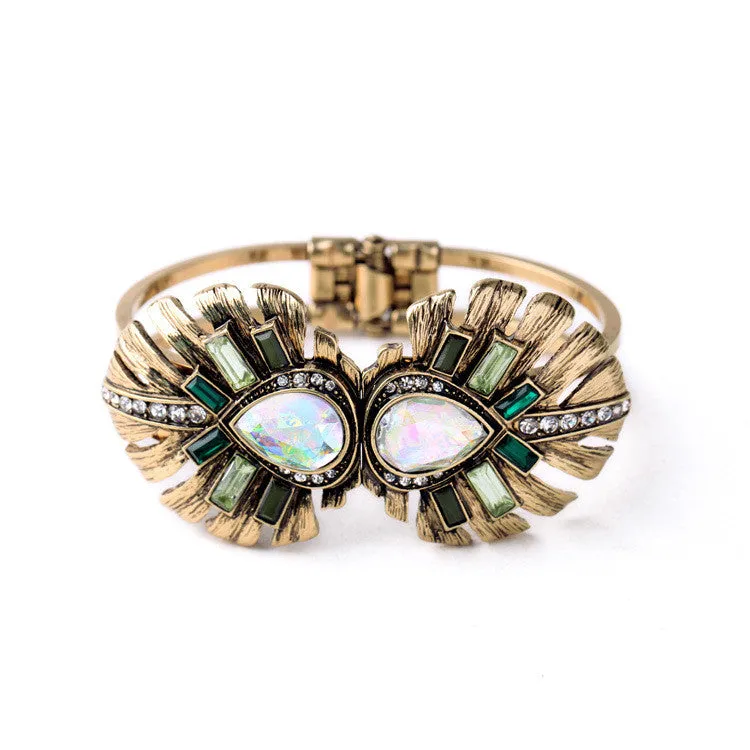 Boho Opal Charm Bracelet