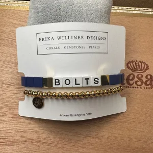 Bolts set of 2 bracelets 430-14 | Erika Williner Designs
