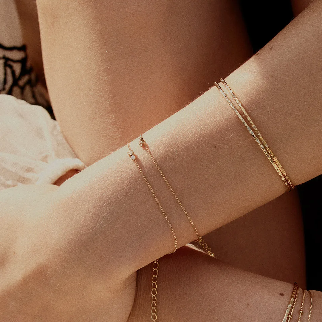 bracelet Amants : cristal/white opal