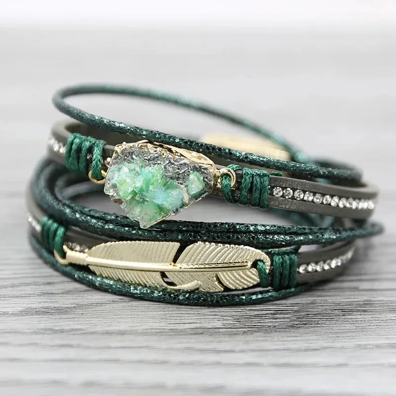Bracelet Bangles Indien "Jade"