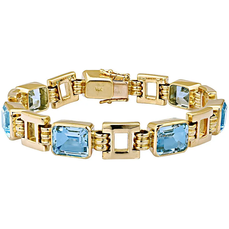 Bracelet-Blue Topaz