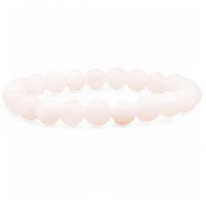 Bracelet jade blanc de Chine A (boules 7-8mm)