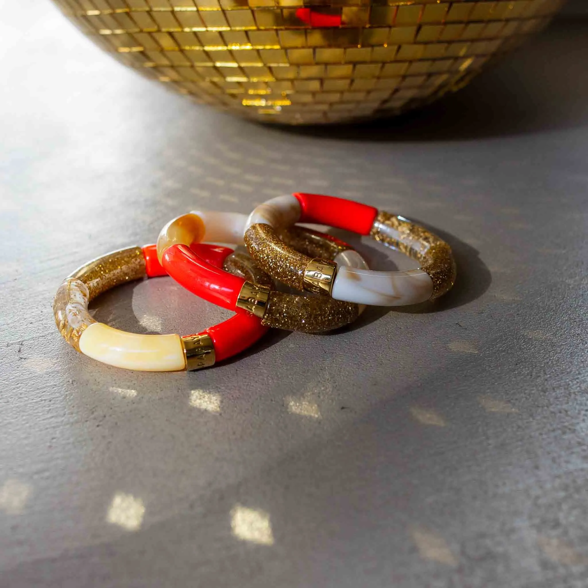BRACELET PIPOCA TANGERINA-OURO 3