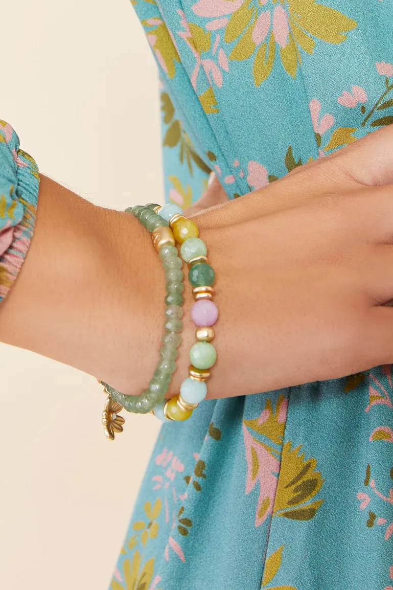 Briolette Stretch Bracelet - 8mm