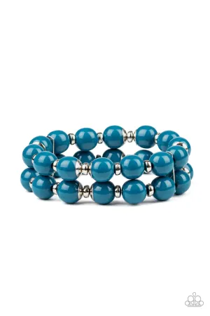 Bubble Blast Off Blue Paparazzi Bracelet