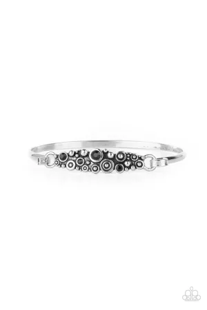 Bubbling Whimsy Black Paparazzi Bracelet