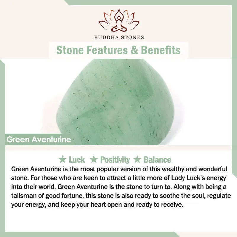Buddha Stones Various Crystal Stone Amethyst Green Aventurine Rose Quartz Healing Bracelet