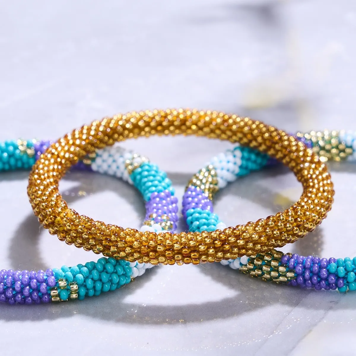 Caribbean Treasures | Himalayan Glass Bead Bracelet