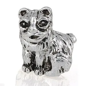 Cat Charm European Bead Compatible for Most European Snake Chain Bracelet