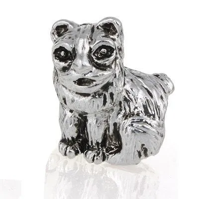 Cat Charm European Bead Compatible for Most European Snake Chain Bracelet
