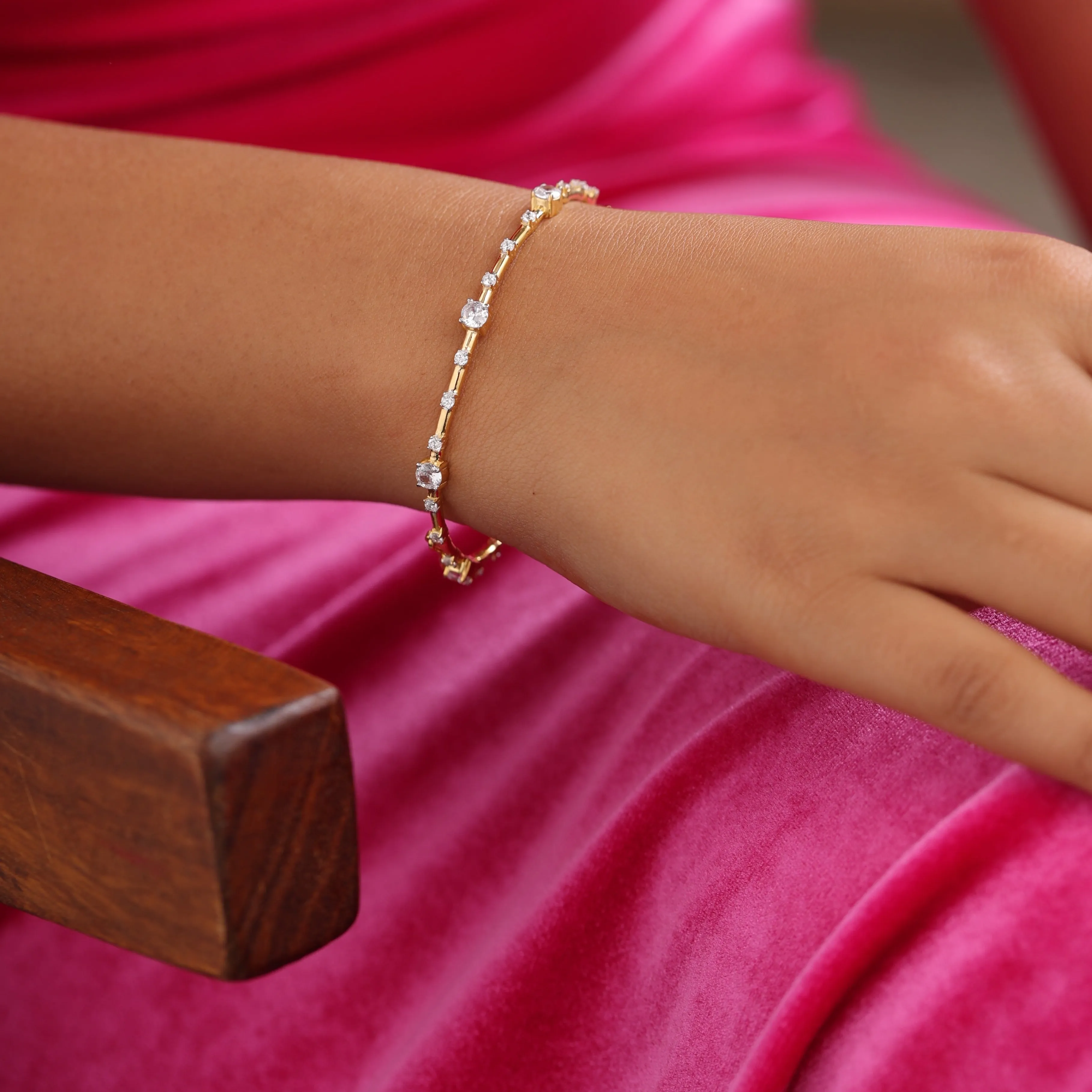 Celestial Diamond Cuff