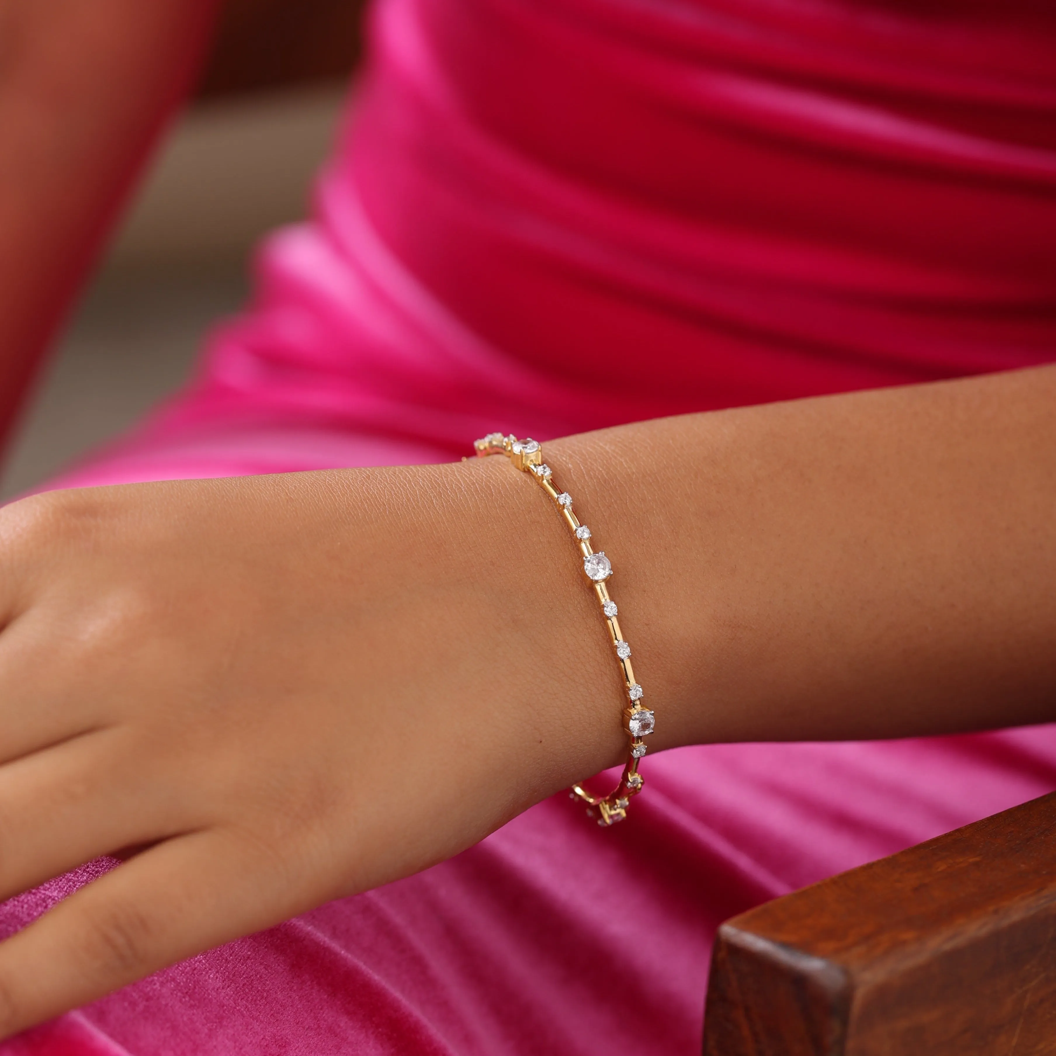Celestial Diamond Cuff