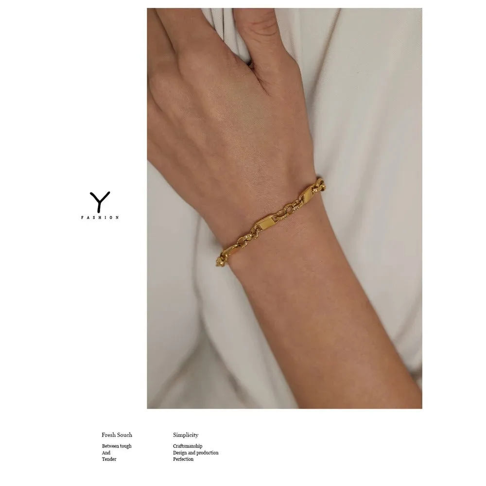 Chain Pearl Bracelet