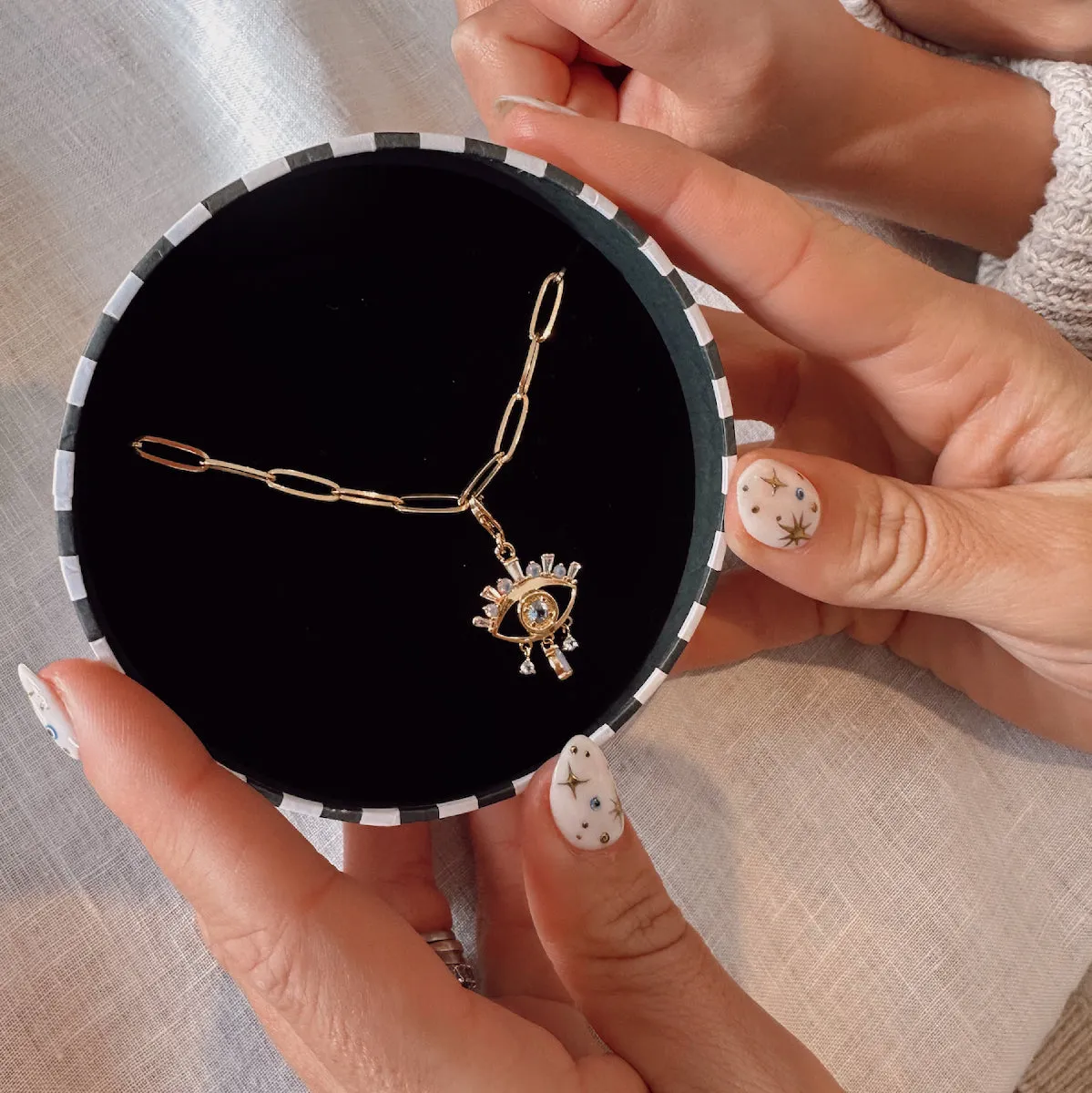 Charm Pendant Nazar Eye Gold