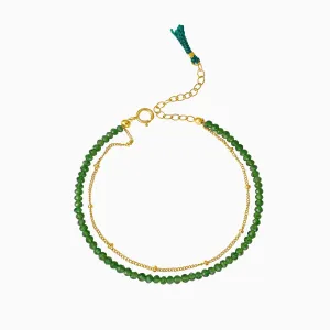 CHROME DIOPSIDE BRACELET