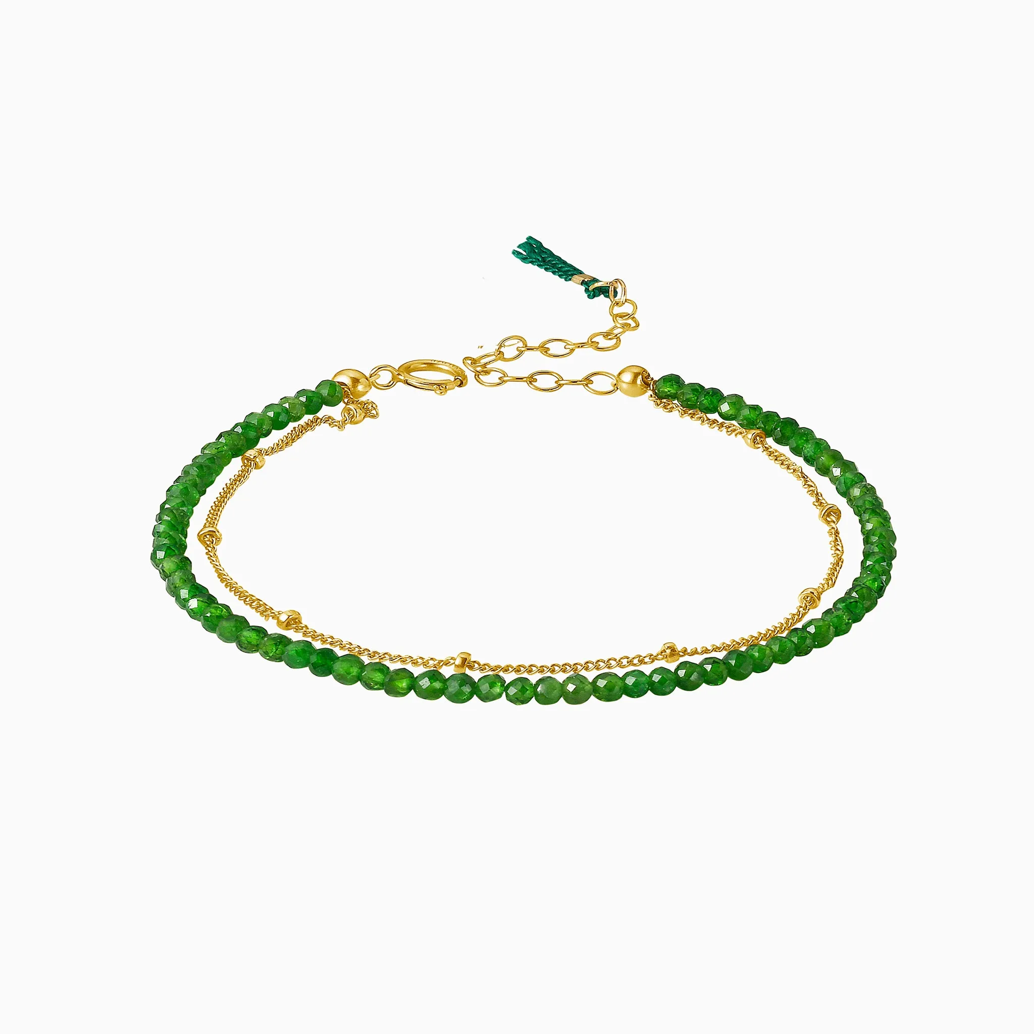 CHROME DIOPSIDE BRACELET