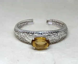 Citrine Silver Bracelet
