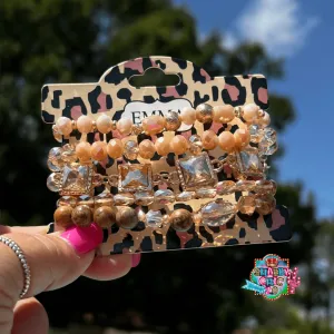 Colorado Topaz and Neutrals Bracelet Set