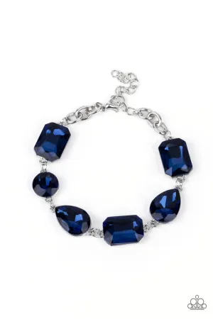 Cosmic Treasure Chest Blue Paparazzi Bracelet