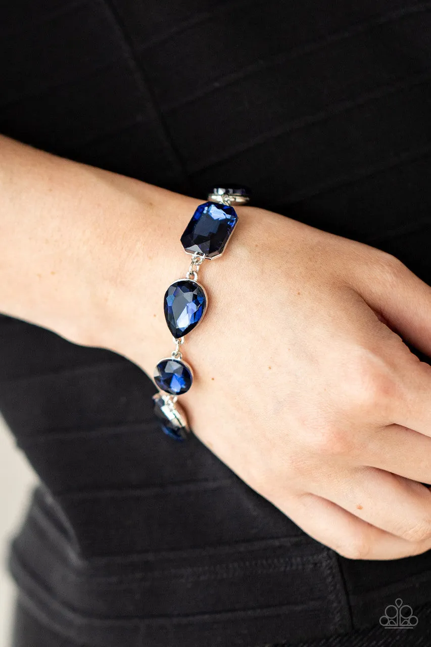 Cosmic Treasure Chest Blue Paparazzi Bracelet