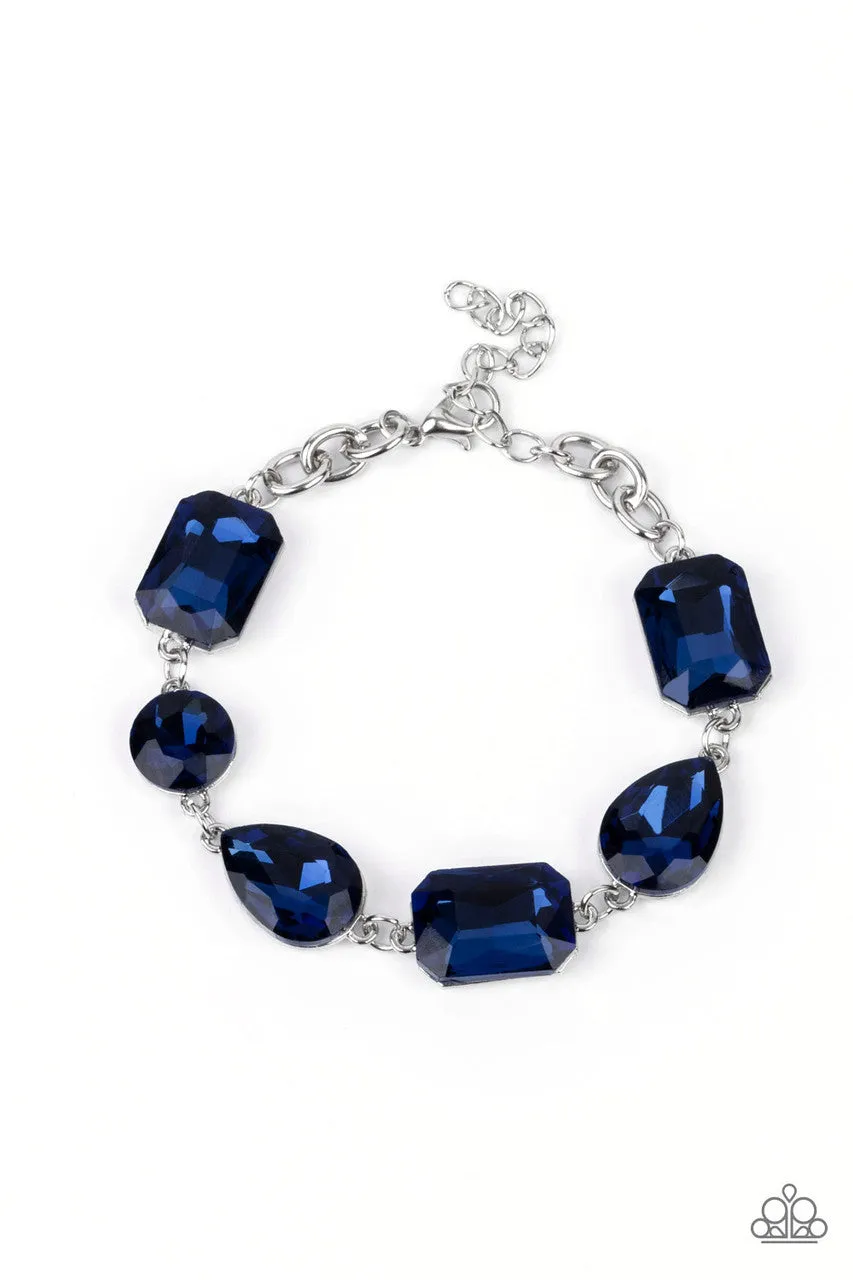 Cosmic Treasure Chest Blue Paparazzi Bracelet
