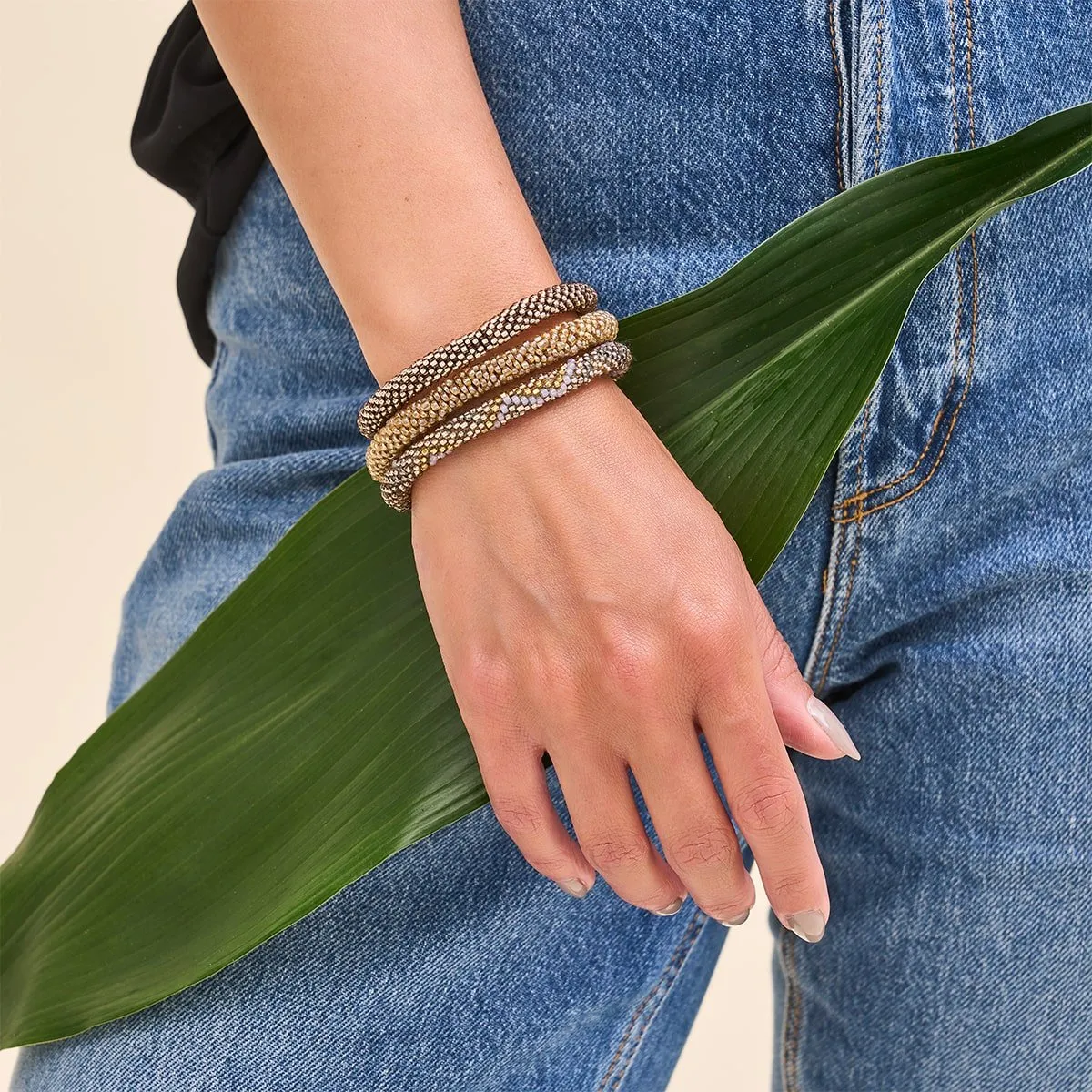 Coyote Cove | Himalayan Glass Bead Bracelet