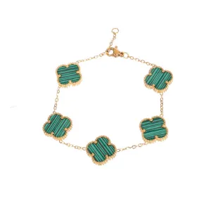 Cress Clover Bracelet (Emerald)