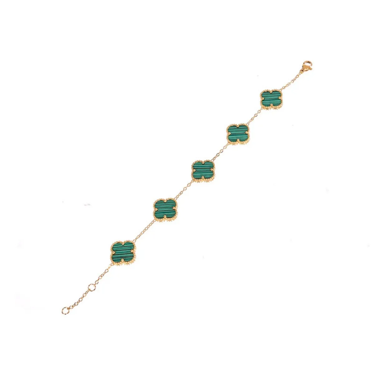 Cress Clover Bracelet (Emerald)