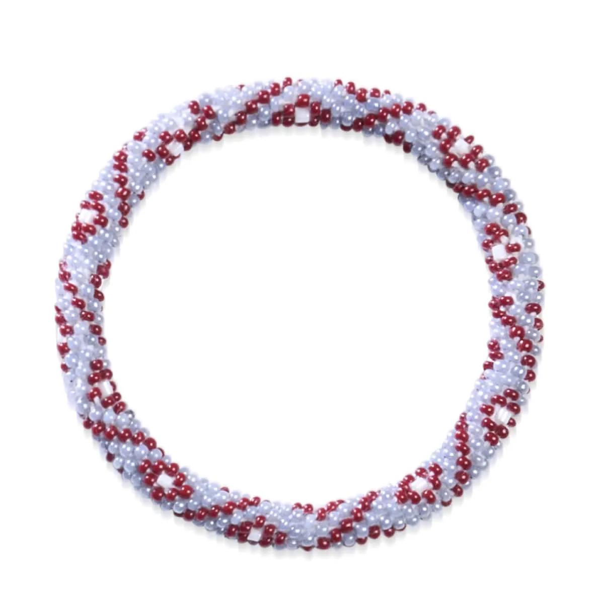 Crimson Appalachia | Himalayan Glass Bead Bracelet