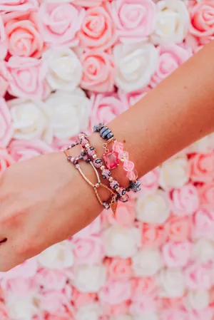 Crisscross Starter Stack by Erimish - Black & Pink